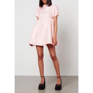 Sister Jane Angelique Jacquard Pink Mini Dress Size Womens XS